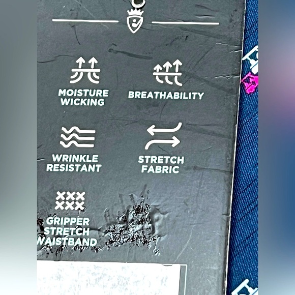 Walter Hagen Perfect11 Golf Shorts, Men’s W38 10” Inseam, Blue, NWT - Picture 6 of 9